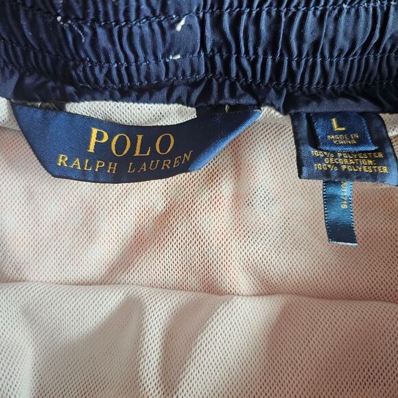 Polo Ralph Lauren Anchor Gingham 5.5 In Shorts Sz L Nautical Preppy Summer Beach - Picture 7 of 16